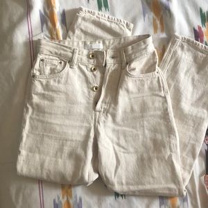 Straight leg off-white jeans